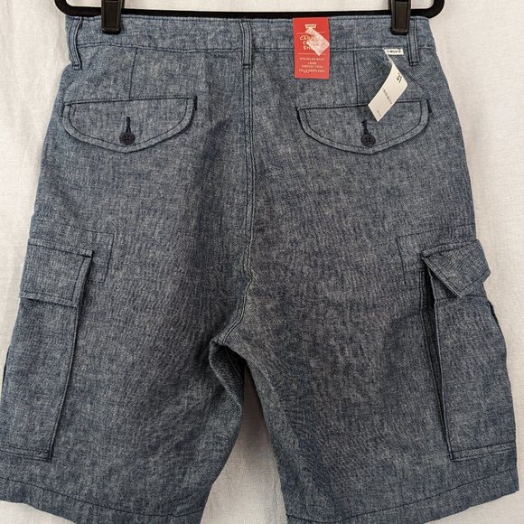 Levis Carrier Cargo Blue Shorts Waist 31 - Picture 10 of 16